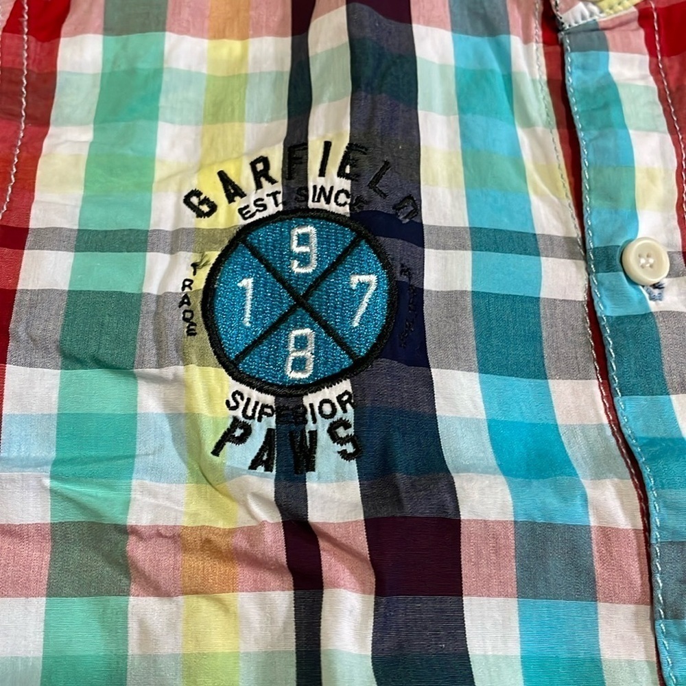 Garfield Boys Button Down Polo - Picture 2 of 4